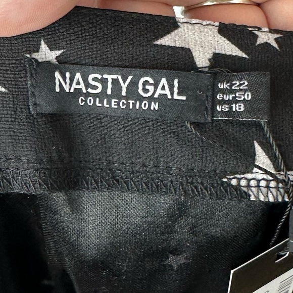 Nasty Gal Star As You Mean to Go On Plus Mini Skirt in Black Size 18 - Picture 8 of 11